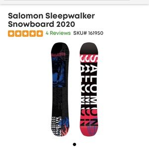 2020 Salomon sleepwalker park snowboard